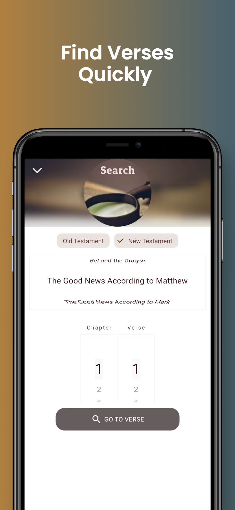 Orthodox Bible Mobile App Quick Verse Search